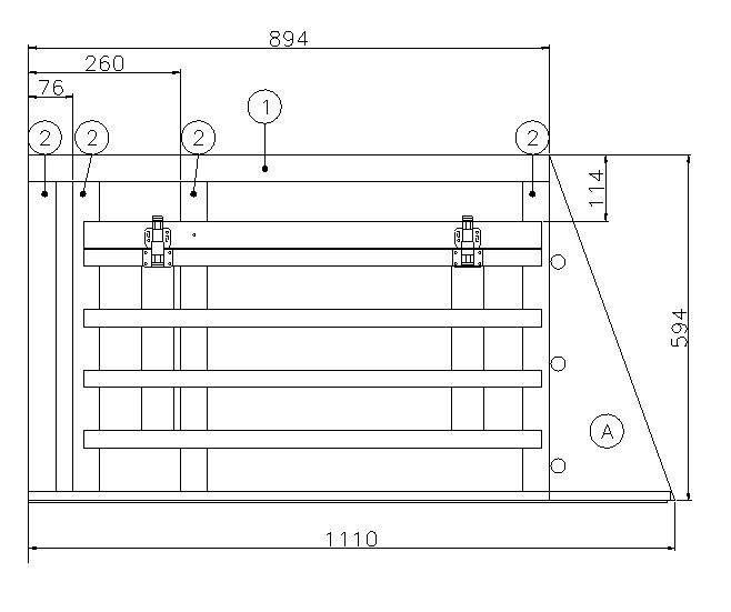 Olympus 504 Dinette Bunk Small Top Frame
