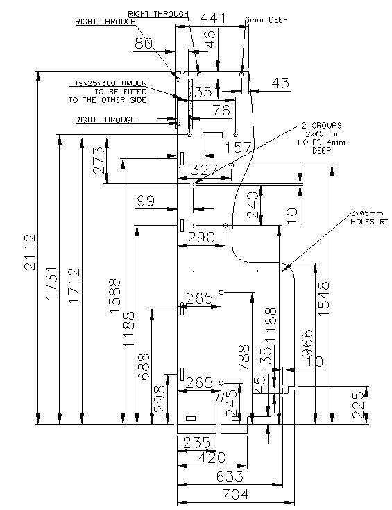 Approach Autograph 765 N/S Front Bulkhead