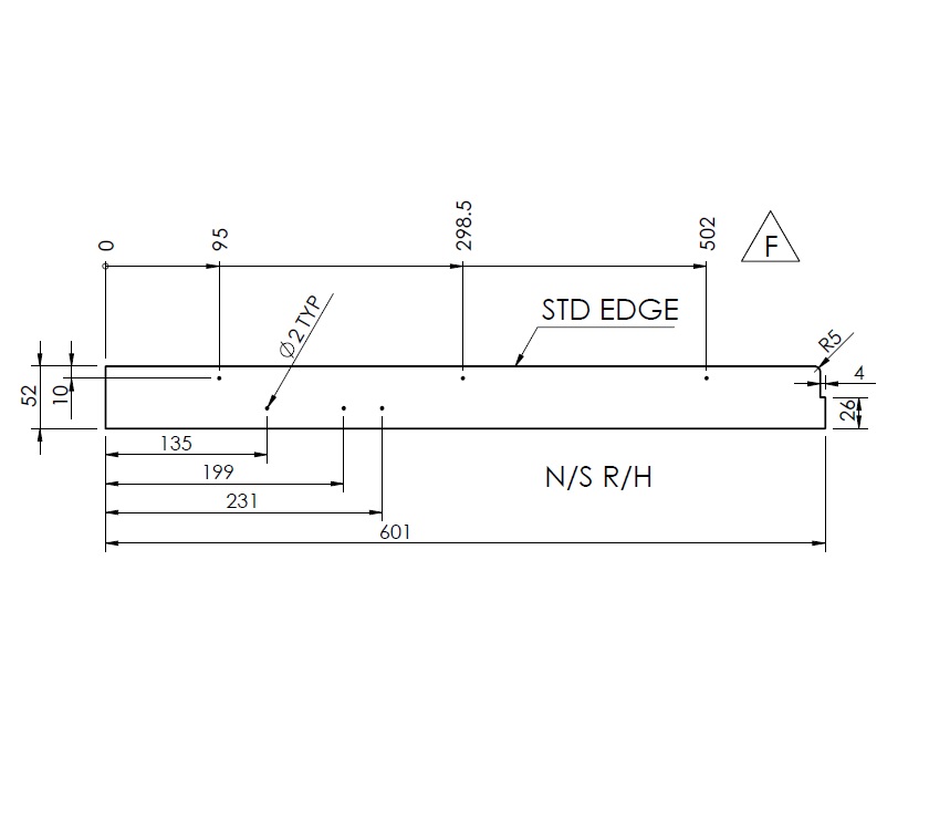 Read more about Pegasus IV (Various) N/S R/H Bunk Divider product image