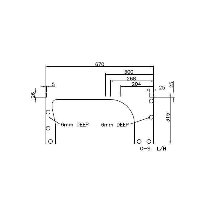 Read more about Unicorn III (Various) O/S L/H Front Bunk Divider product image