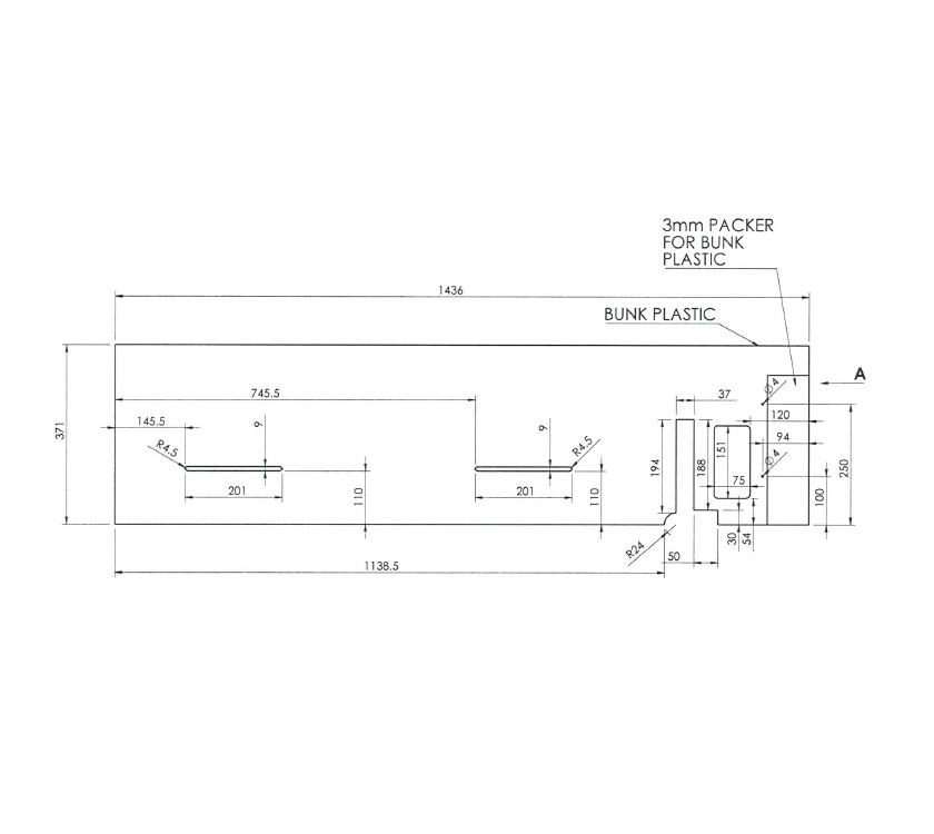 Read more about Pegasus IV Modena Front Bunk Face N/S product image
