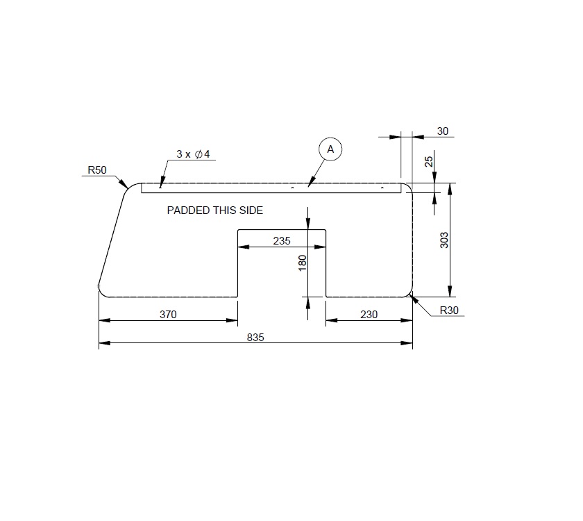 Approach Advance 665 Rear Facing Headrest Ply
