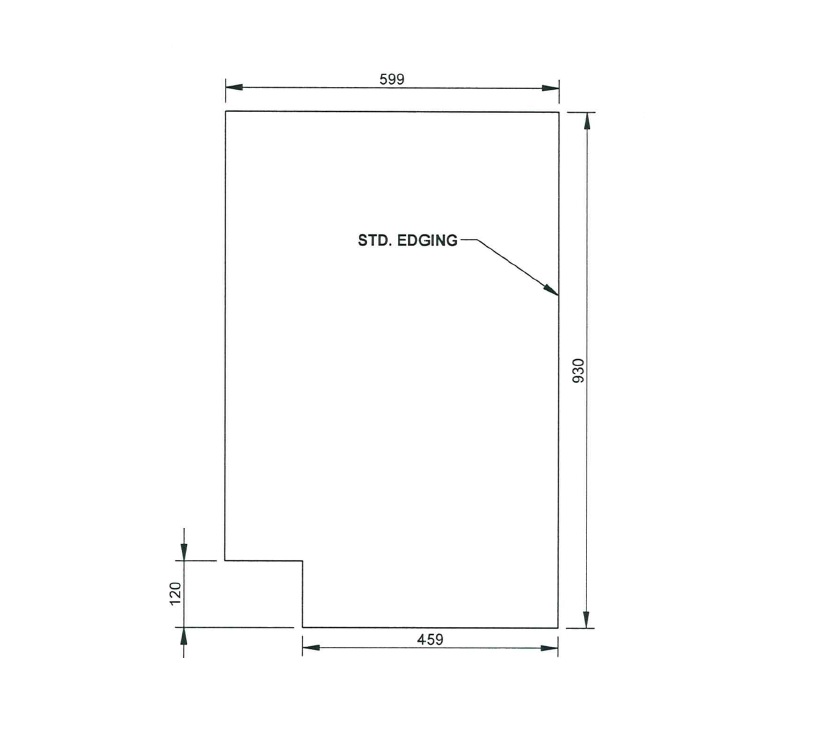 Read more about Pegasus IV Modena Fridge L/H End Panel product image