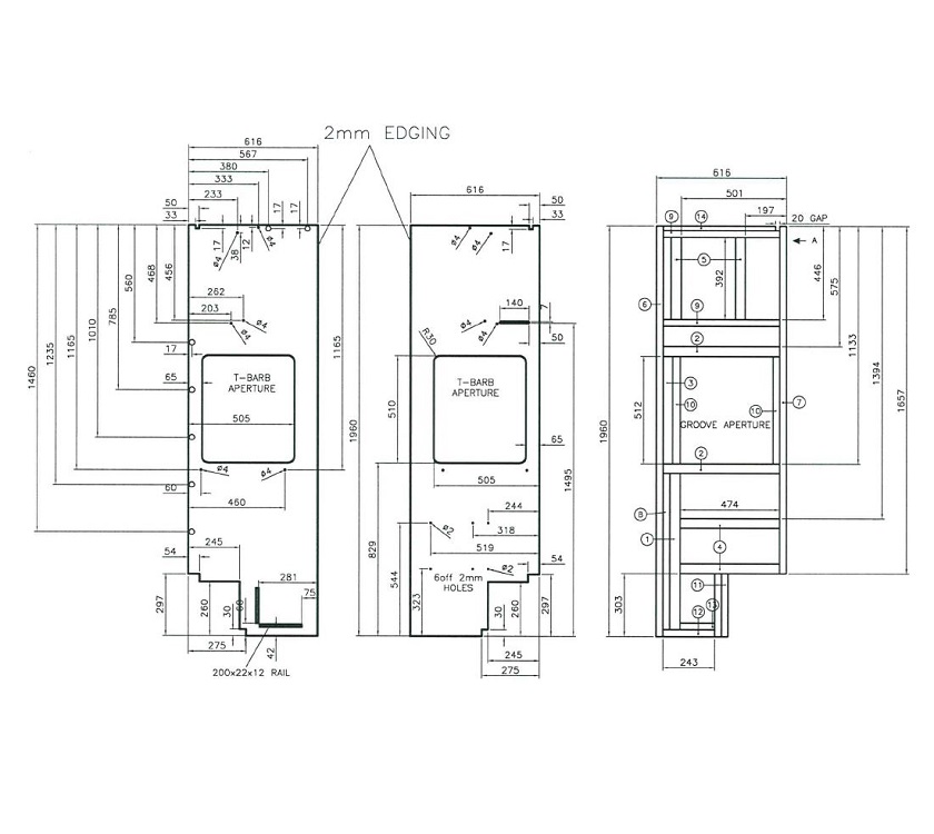 Read more about Unicorn III Bar Cor Sideboard Large L/H Panel product image