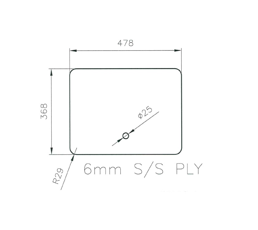 Read more about Pegasus IV Rimini Robe Base Shelf (Access Hatch) product image