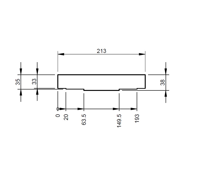 Pegasus IV Modena Sideboard Cutlery Tray Support