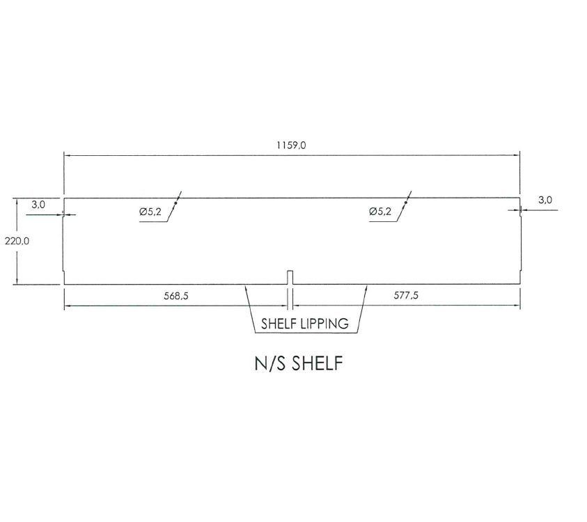 Read more about Pegasus IV Rimini Rear Locker N/S 6mm Shelf product image