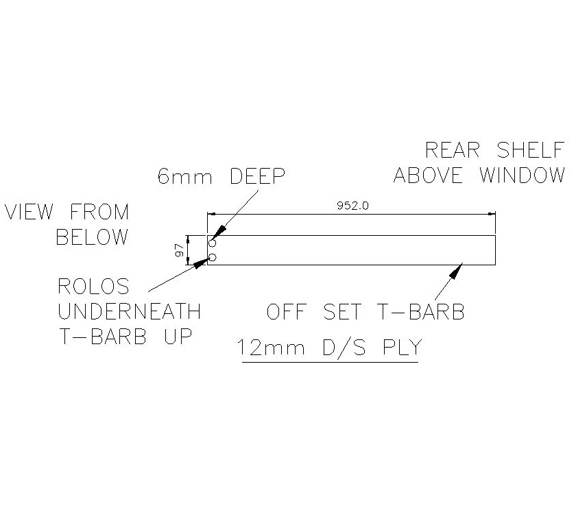Read more about Unicorn III Cadiz Cordoba Rear Washroom Shelf product image