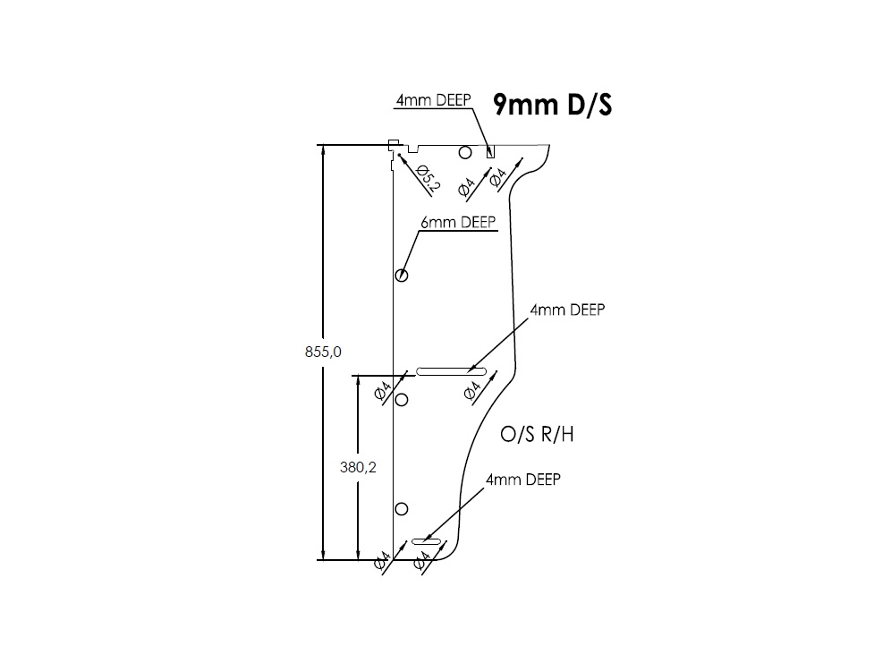 Pegasus IV Rimini O/S R/H Rear Locker End