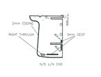 Uni III Val Rear Fixed Bed Locker N/S L/H End