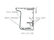 Uni III Val Bar Rear Fixed Bed Locker N/S L/H End