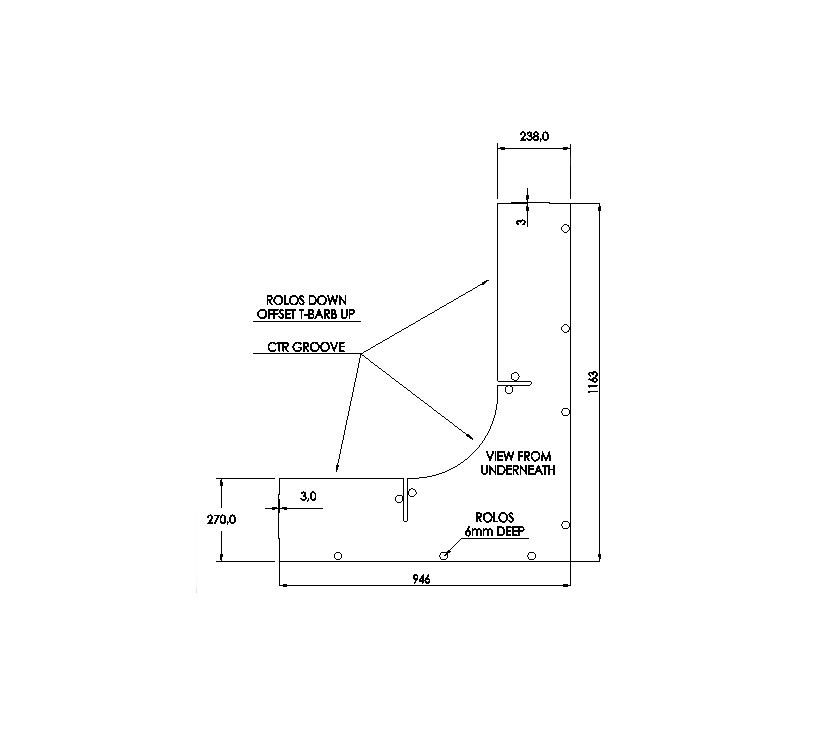 Pegasus IV Verona Rear Locker Corner Shelf