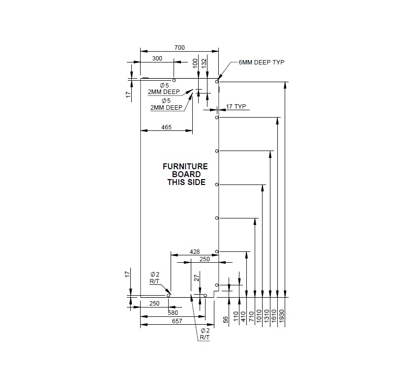 Pegasus IV Brindisi Dividing Wall Large Panel