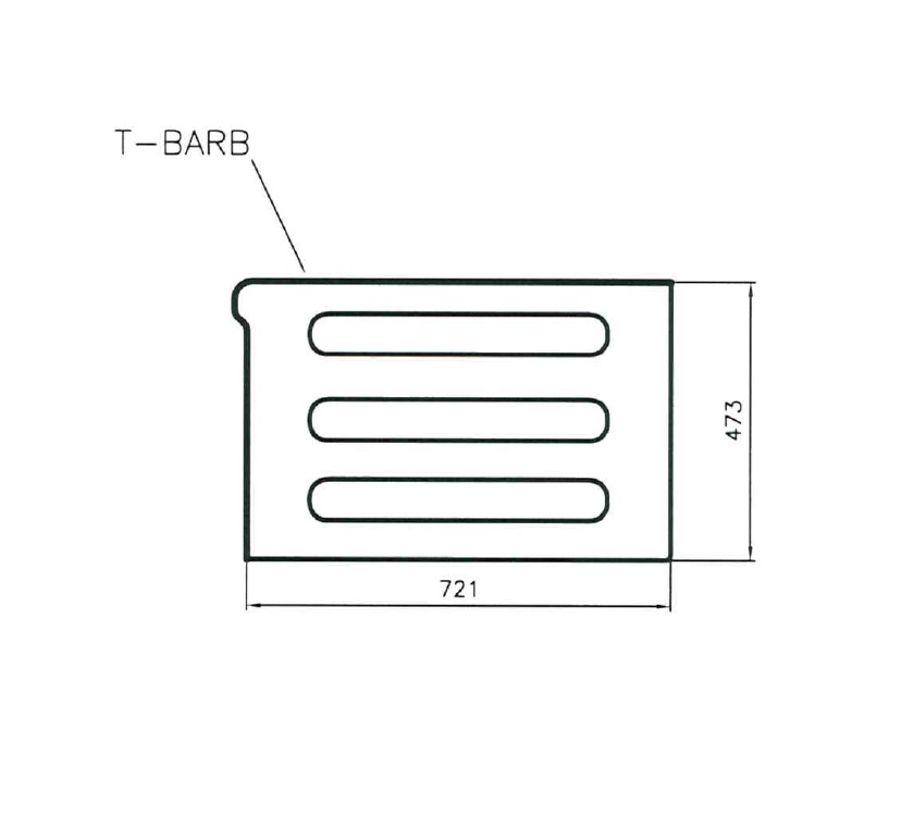 Read more about Unicorn III Madrid Side Dinette FF Slat 721x473mm product image