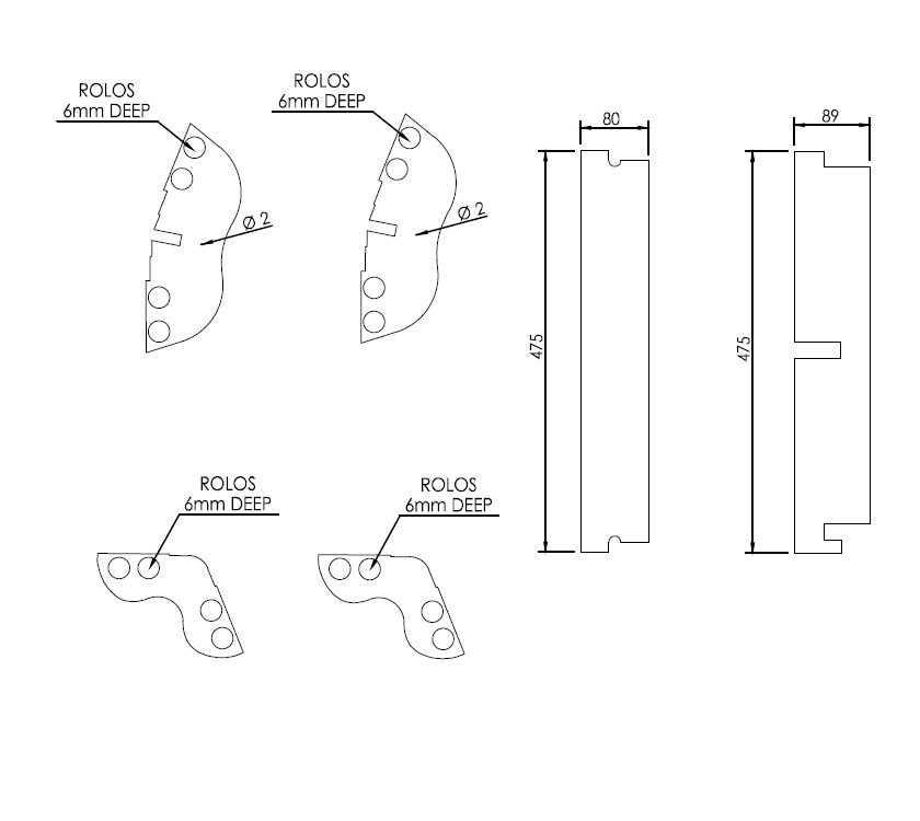 Read more about Pegasus IV Verona Modena Fixed Bed Angled Brackets product image