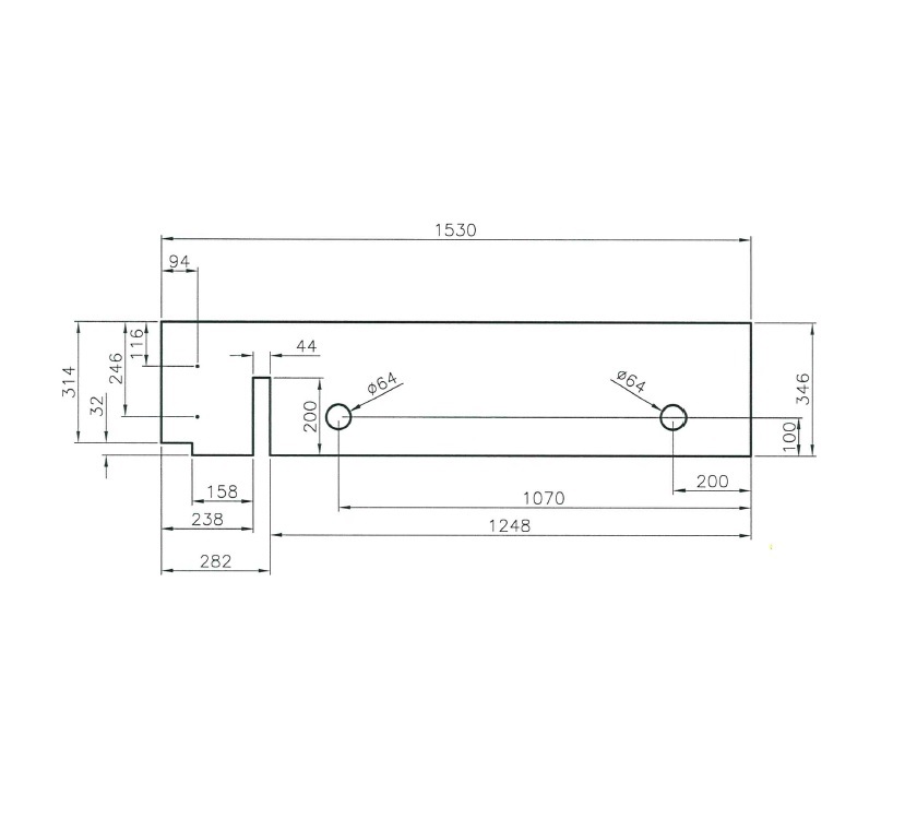 Pursuit II 430-4 Front Bunk Face O/S