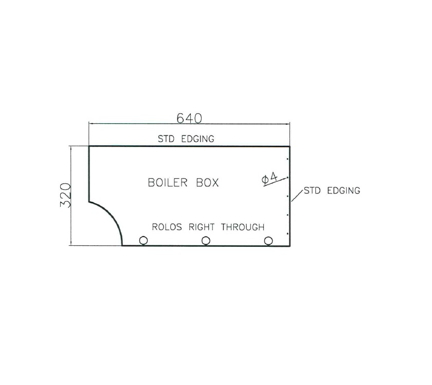 Approach Autograph 745 Alde Boiler Cover Box Side