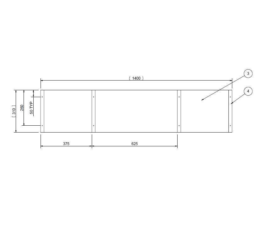 Pegasus IV Brindisi Fixed Bed Baffle Board