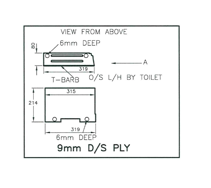 Unicorn III Vigo O/S L/H Central Heating Cover
