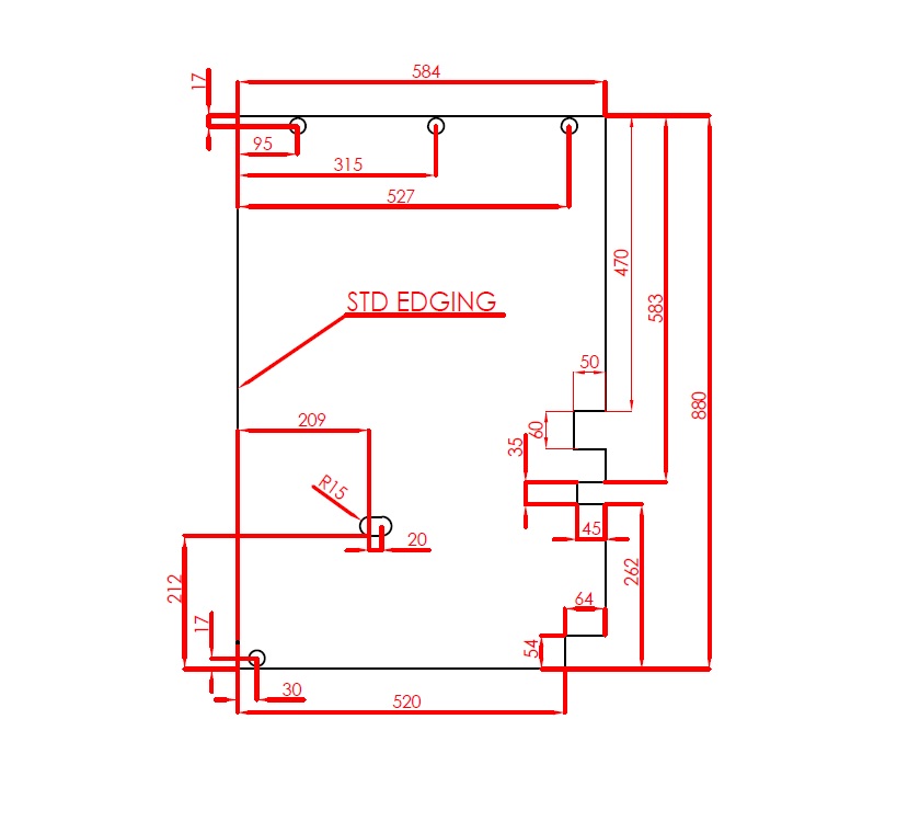 Read more about Uni III Vigo Cab Kitchen Oven/Drawers Inner End product image