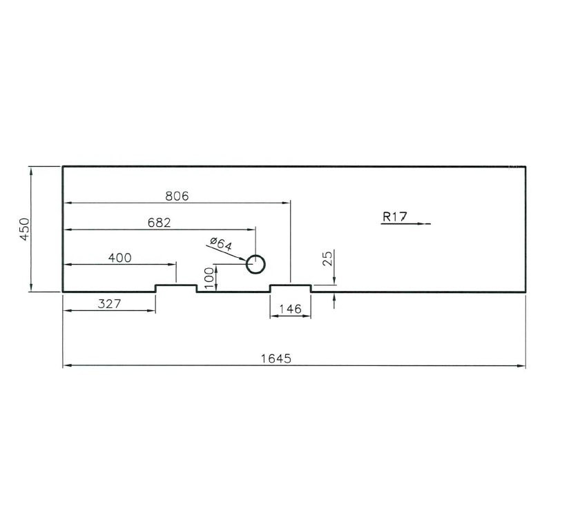 Read more about Pursuit II 550-4 Fixed Bed Face Panel O/S product image