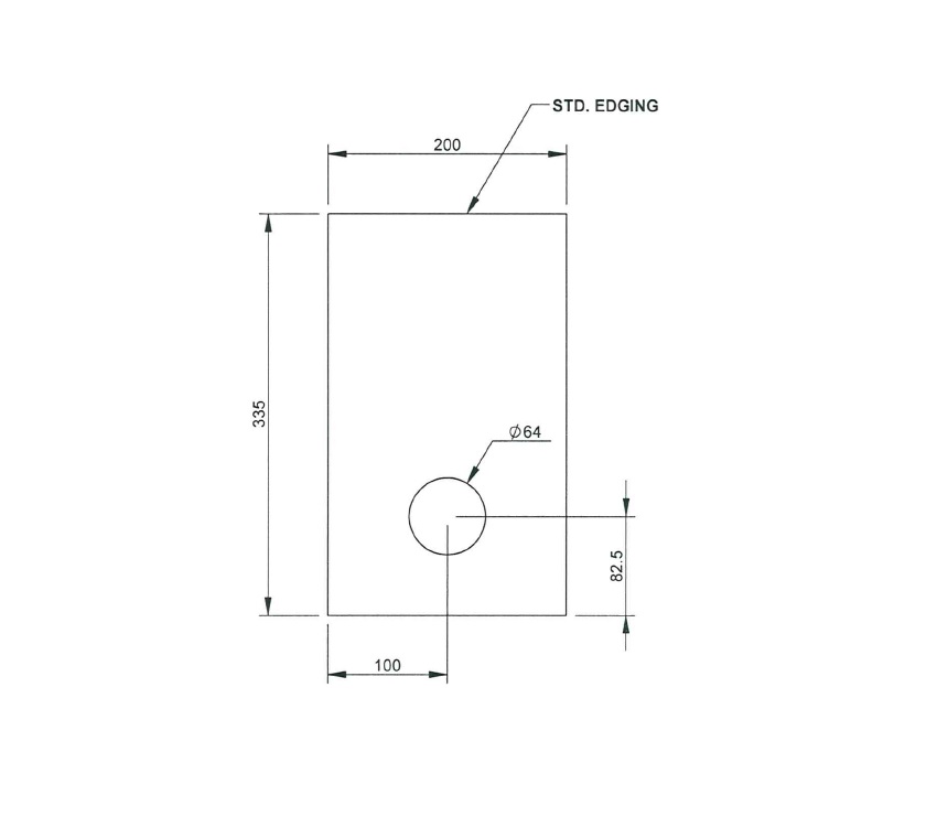 Pegasus IV Brindisi Dressing Cupboard Lower Face