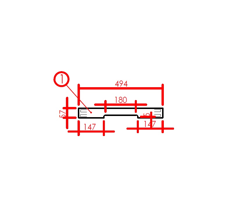 Unicorn III (Various) Kitchen Panel Below Oven