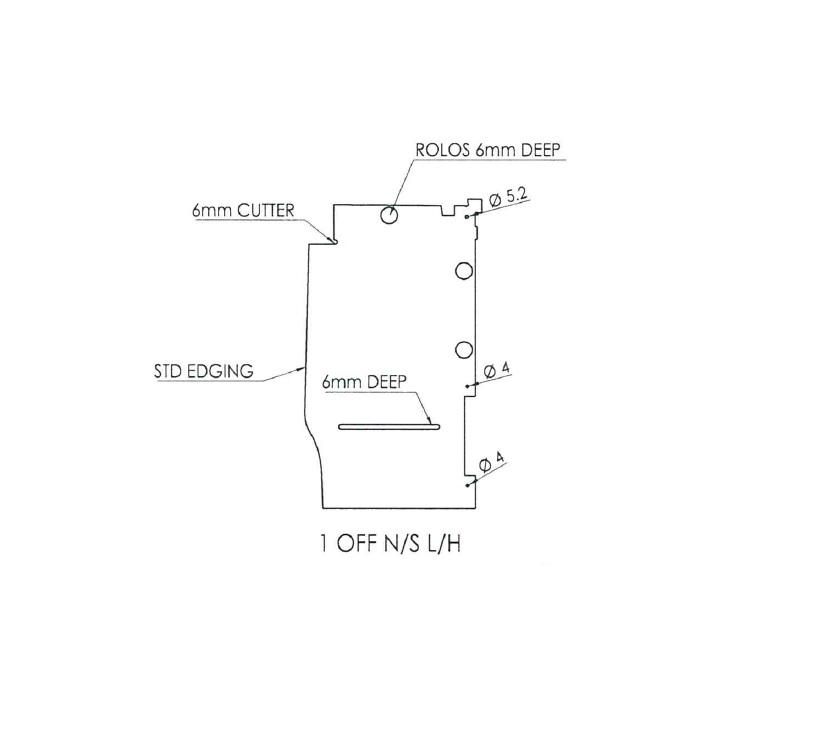 Read more about Unicorn III Vigo Front Locker N/S L/H Divider product image