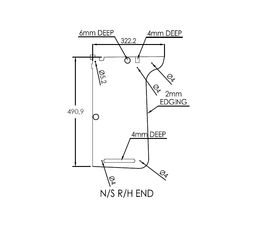 Read more about Pegasus IV Modena N/S R/H Rear Locker End Panel product image
