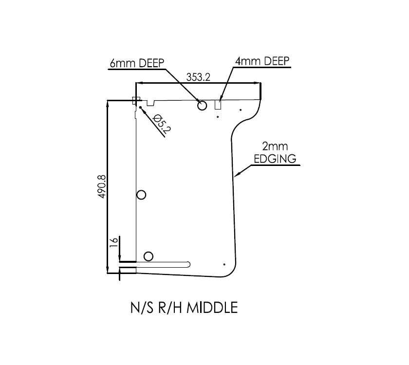 Read more about Pegasus IV Modena N/S R/H Middle Locker End Panel product image
