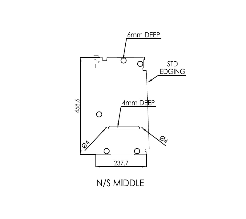 Read more about Pegasus IV Modena N/S Middle Locker End Panel product image