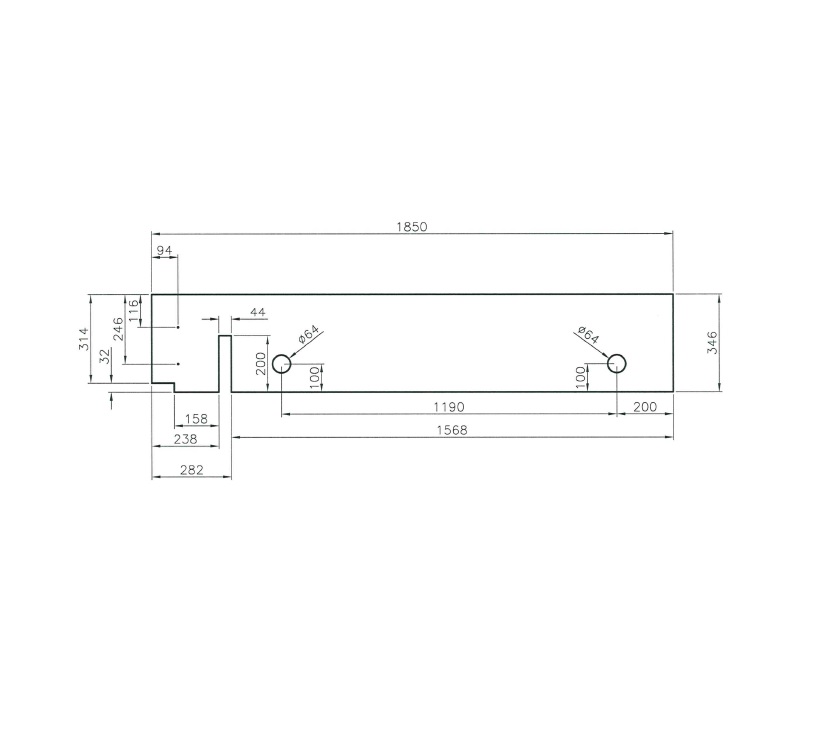 Read more about Pursuit II 400-2 Front Bunk Face O/S product image
