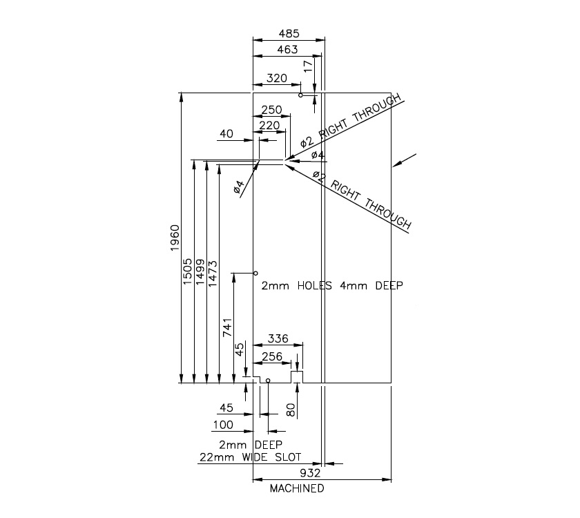 Read more about Pursuit II 550/4 O/S Fixed Bed / Robe Wall Panel product image