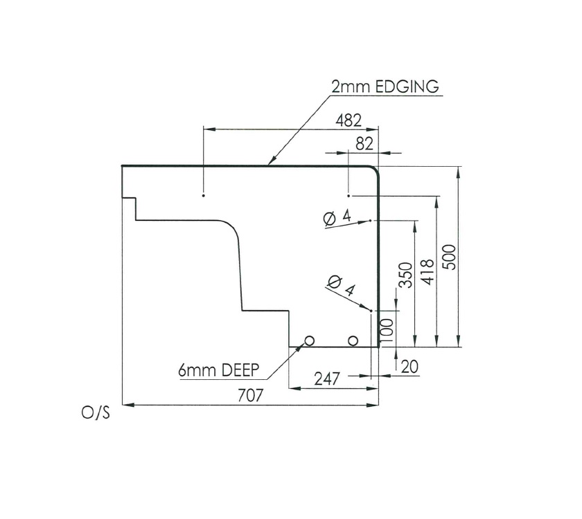 Approach Advance 635 O/S Front Bunk End