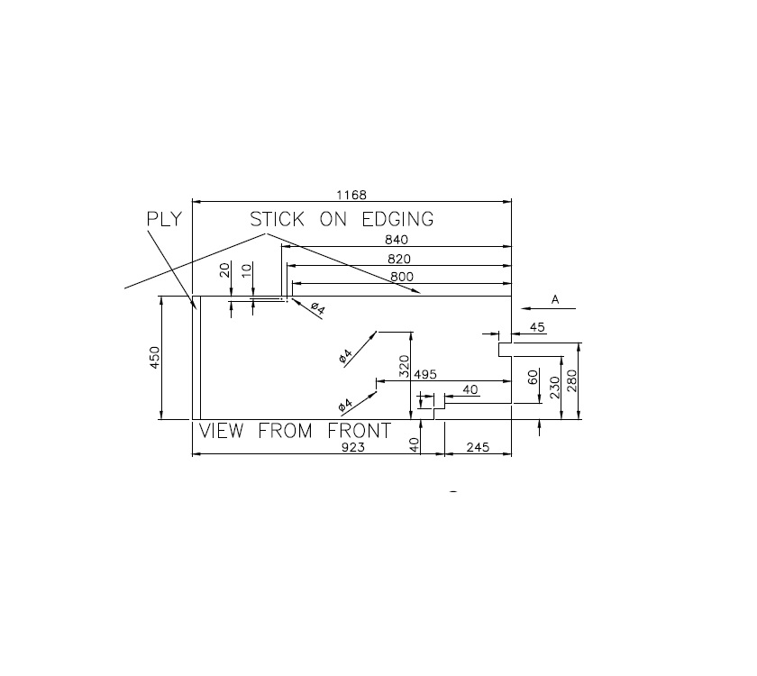Unicorn III Vigo Fixed Bed R/H Side Panel