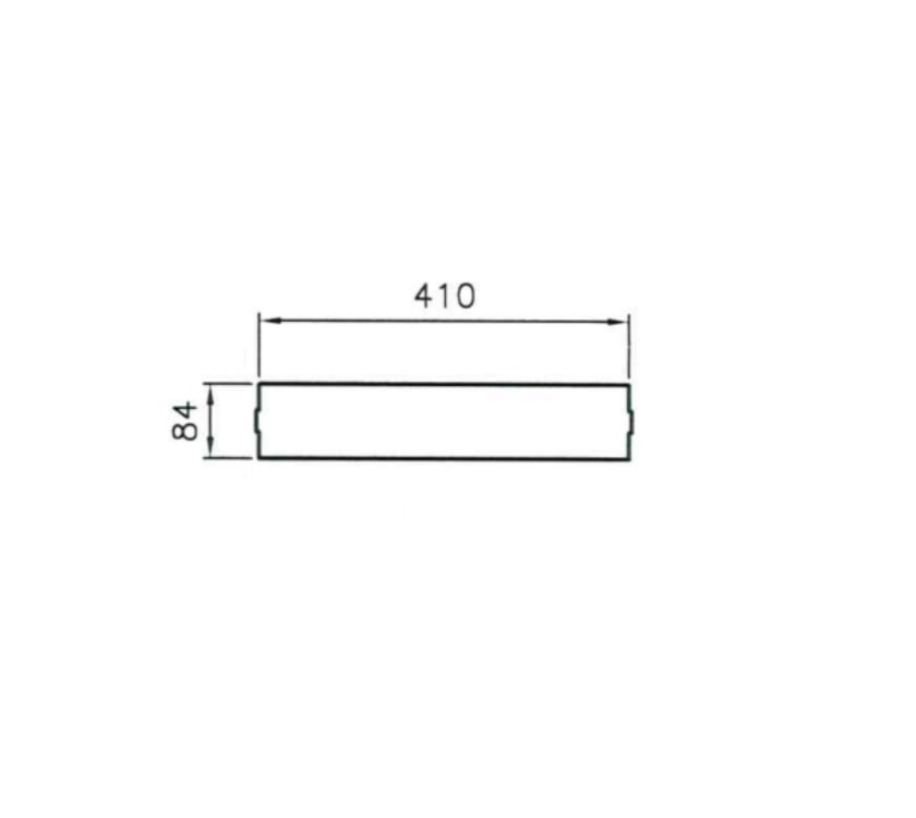 Pursuit 550/4 O/S Rear Locker Header 410x84x9mm
