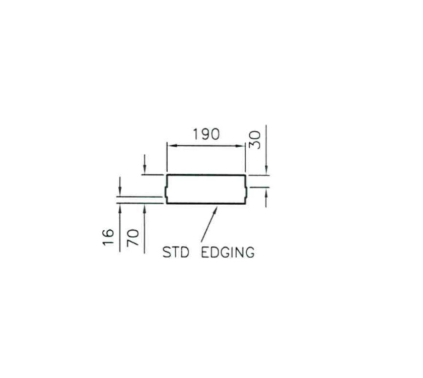 Pursuit 550/4 O/S Rear Locker Header 190x84x9mm