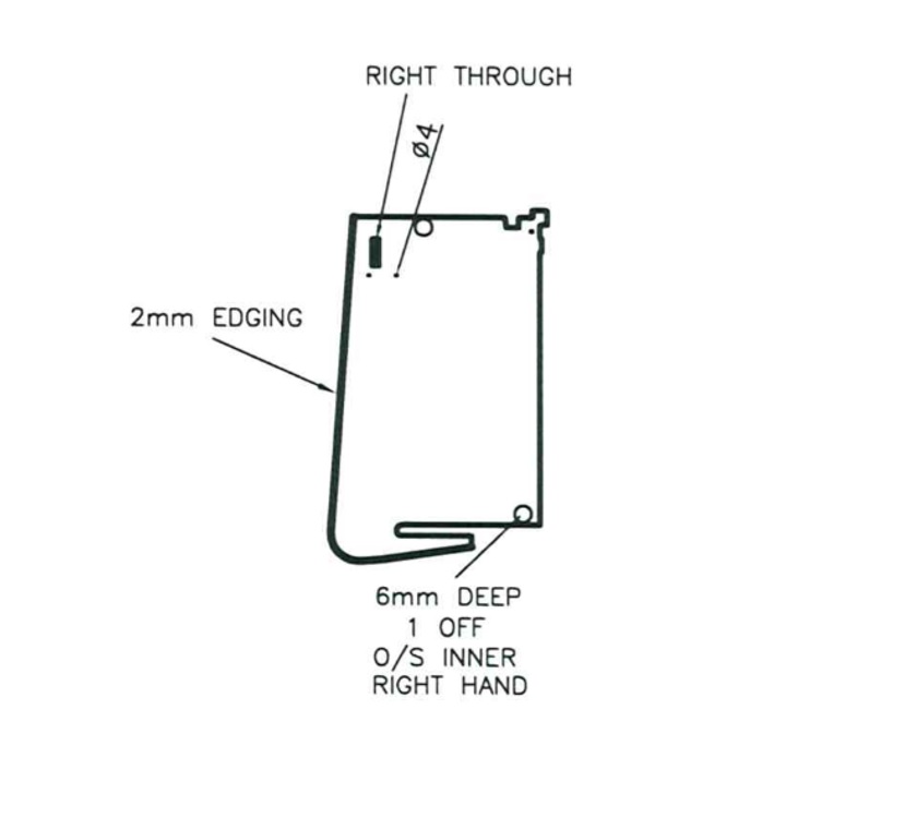 Read more about Pursuit 550/4 O/S R/H Inner Top Locker Divider product image