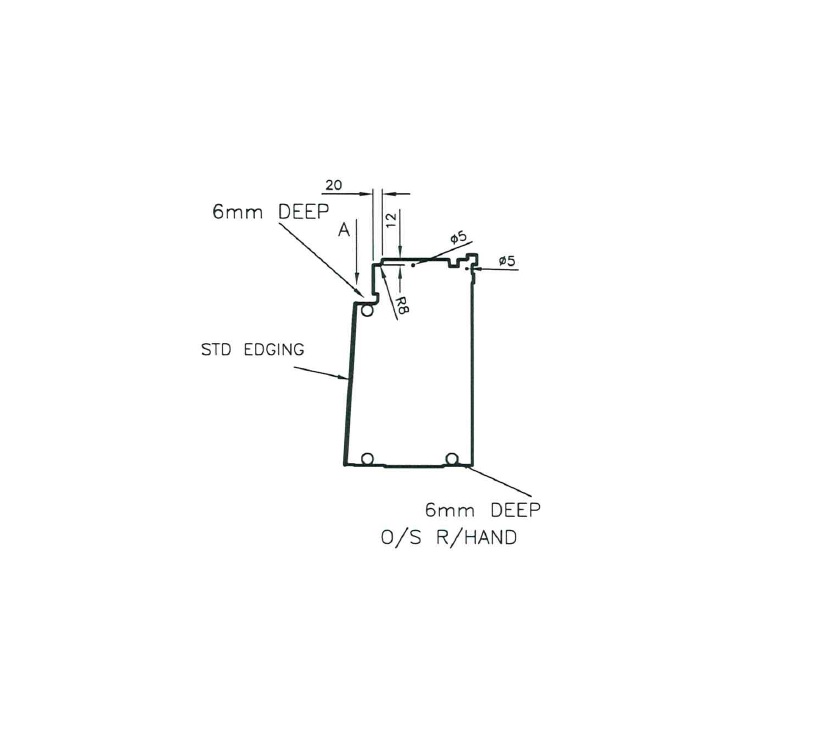 Read more about Pursuit 400/2 O/S R/H Front Locker Divider product image