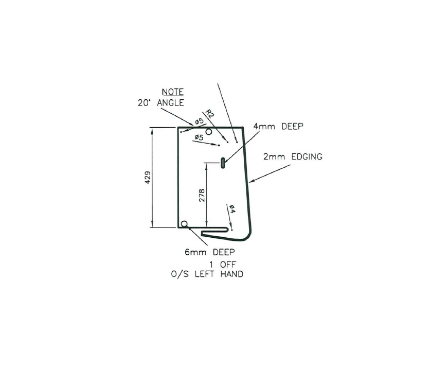 Read more about Pursuit 400/2 O/S L/H Front Locker End product image