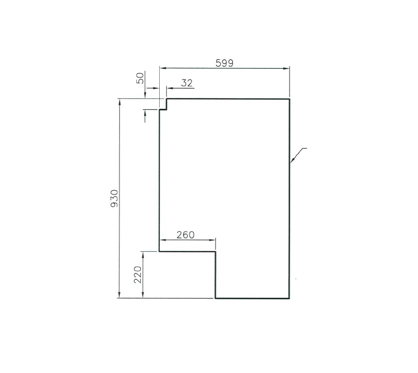 Read more about Pursuit 430/4 400/2 Kitchen Unit L/H Outer End (1) product image