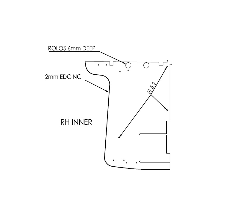 Read more about UN3 Car Vig Fixed Bed Top Locker R/H Inner Panel product image