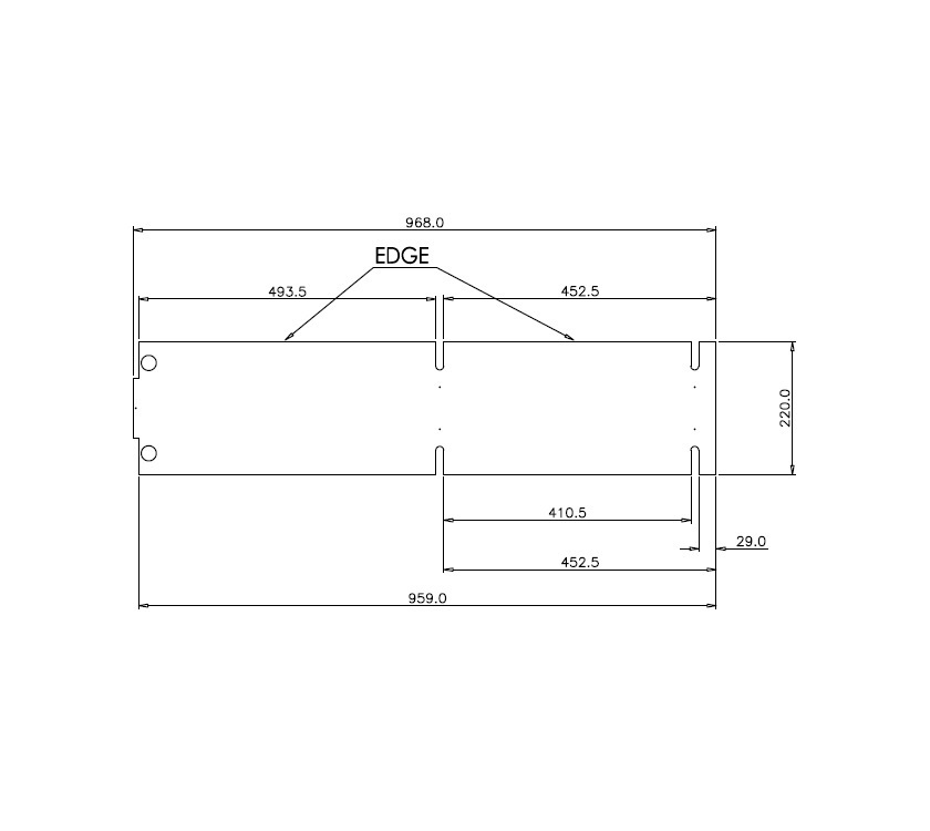 Read more about UN3 Bar Cor Sideboard Locker Back Panel product image