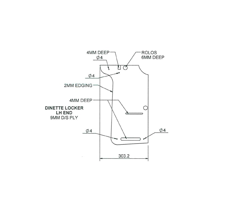 Read more about PS4 Ancona Side Dinette Locker L/H End product image