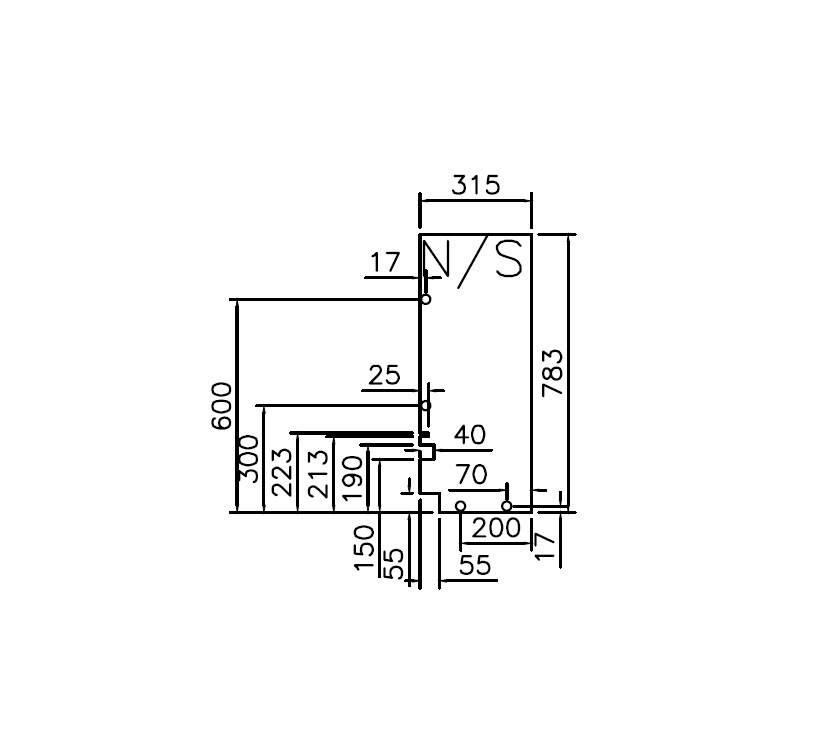 Read more about UN3 Pam Aus N/S Robe Bottom Face Panel product image