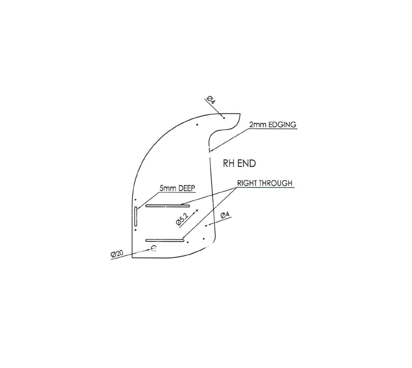 Read more about UN3 Pam Aus Fixed Bed Locker R/H End Panel product image