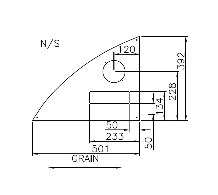Read more about PT1 430/4 Front Locker N/S Corner Front Panel product image