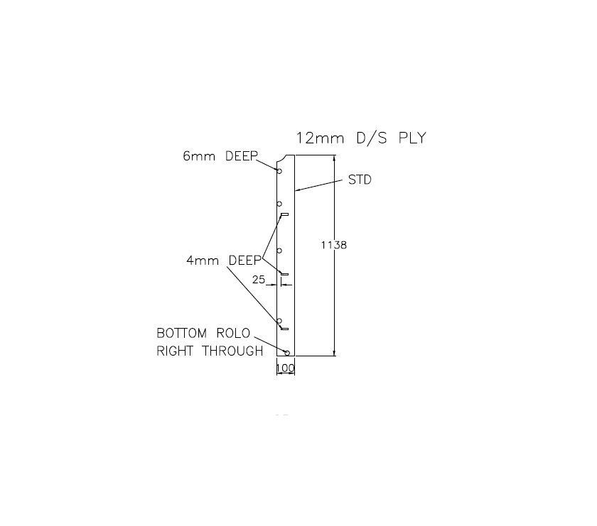 Read more about UN3 Bedroom O/S Upper Cupboard R/H Side product image