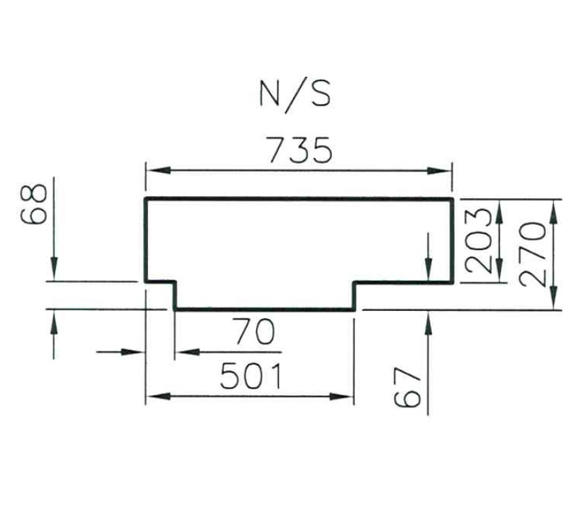 Read more about UN3 Cadiz Cordoba N/S Fixed Bed Header Panel product image