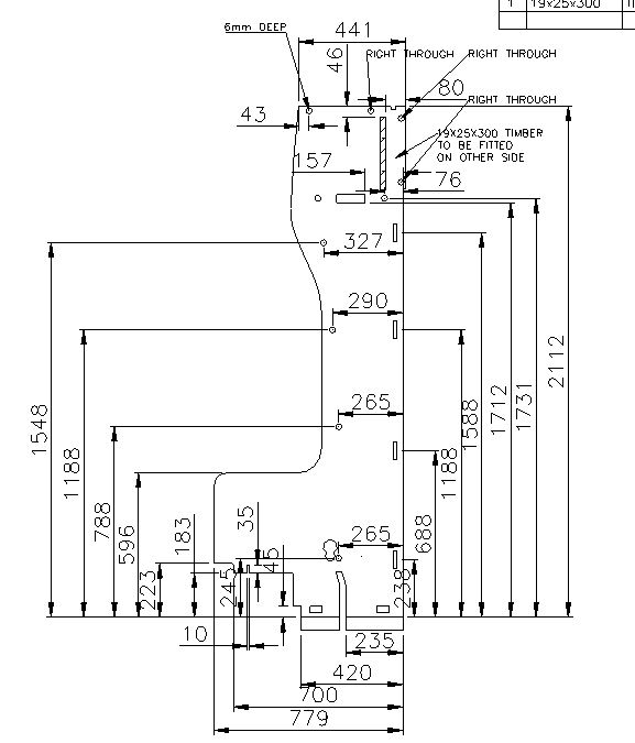 Approach Autograph 730 740 O/S Bulkhead